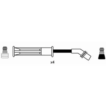 Kit de câbles d'allumage NGK 44292
