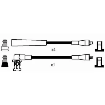 Kit de câbles d'allumage NGK 44295