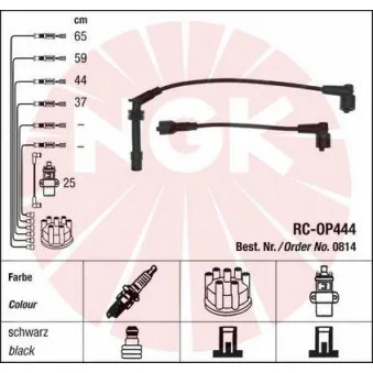 Kit de câbles d'allumage NGK 44302