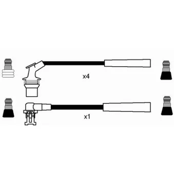 Kit de câbles d'allumage NGK 44308