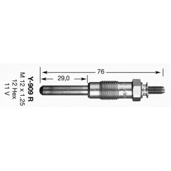 Bougie de préchauffage NGK