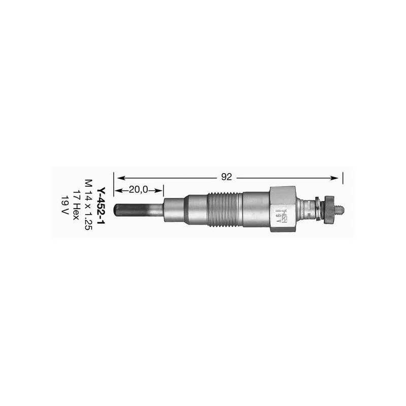Bougie de préchauffage NGK 5026