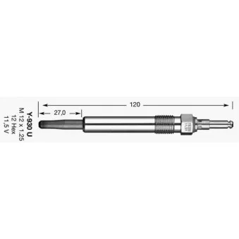 Bougie de préchauffage NGK 5568