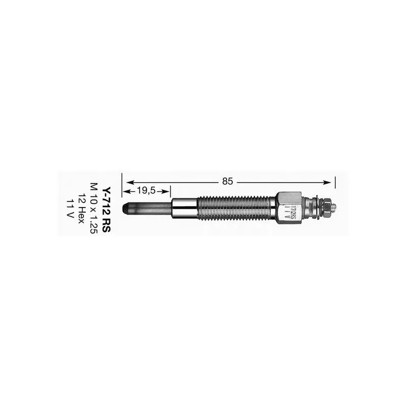 Bougie de préchauffage NGK 6140