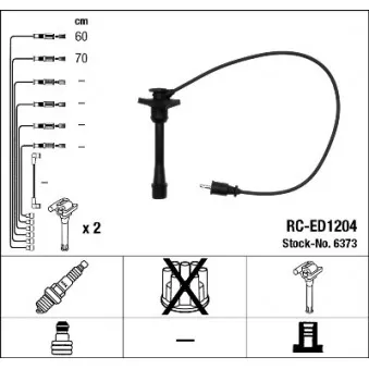 Kit de câbles d'allumage NGK
