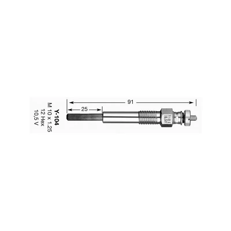 Bougie de préchauffage NGK 6425