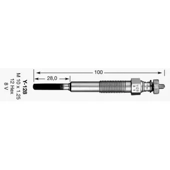 Bougie de préchauffage NGK 6426