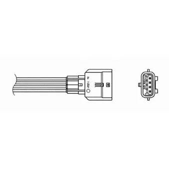 Sonde lambda NGK 6519