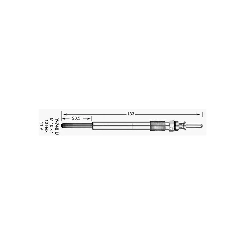 Bougie de préchauffage NGK 6649
