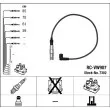 Kit de câbles d'allumage NGK 7302 - Visuel 1