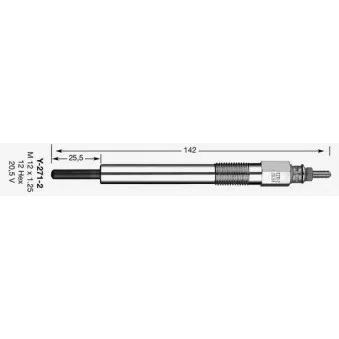 Bougie de préchauffage NGK 7467