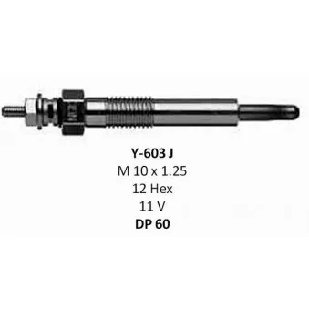 Bougie de préchauffage NGK 8838