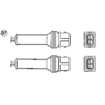 Sonde lambda NGK 90283