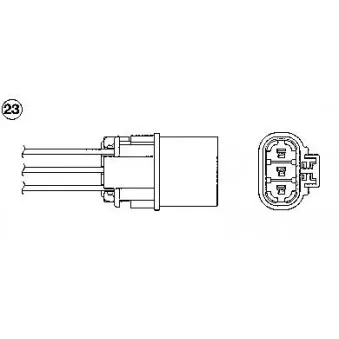 Sonde lambda NGK 90368