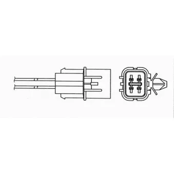Sonde lambda NGK 90387