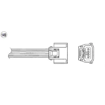 Sonde lambda NGK 90848