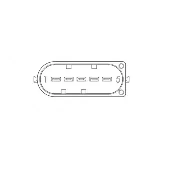 Débitmètre de masse d'air NGK 93343