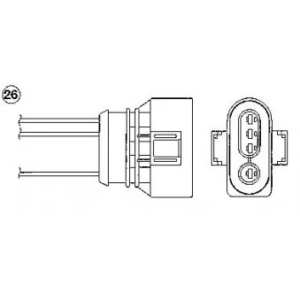 Sonde lambda NGK 93429