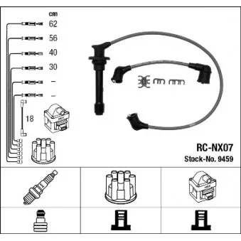 Kit de câbles d'allumage NGK