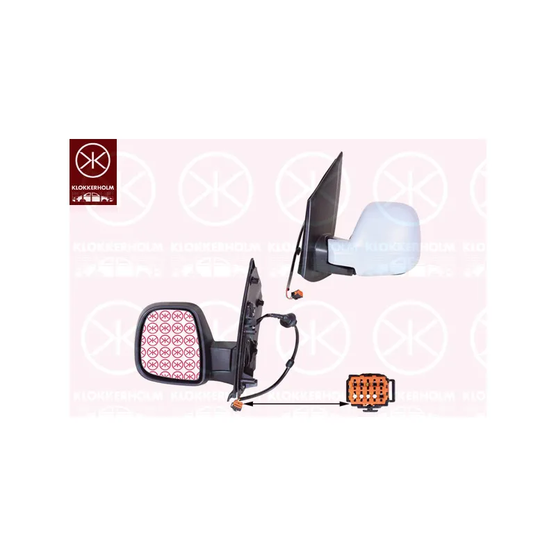 Rétroviseur extérieur KLOKKERHOLM 05541043