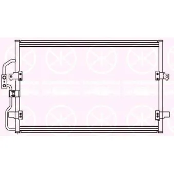 Condenseur, climatisation KLOKKERHOLM 0558305093