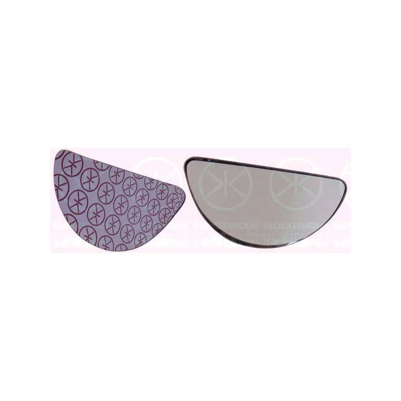 Verre de rétroviseur, rétroviseur extérieur KLOKKERHOLM 25091066
