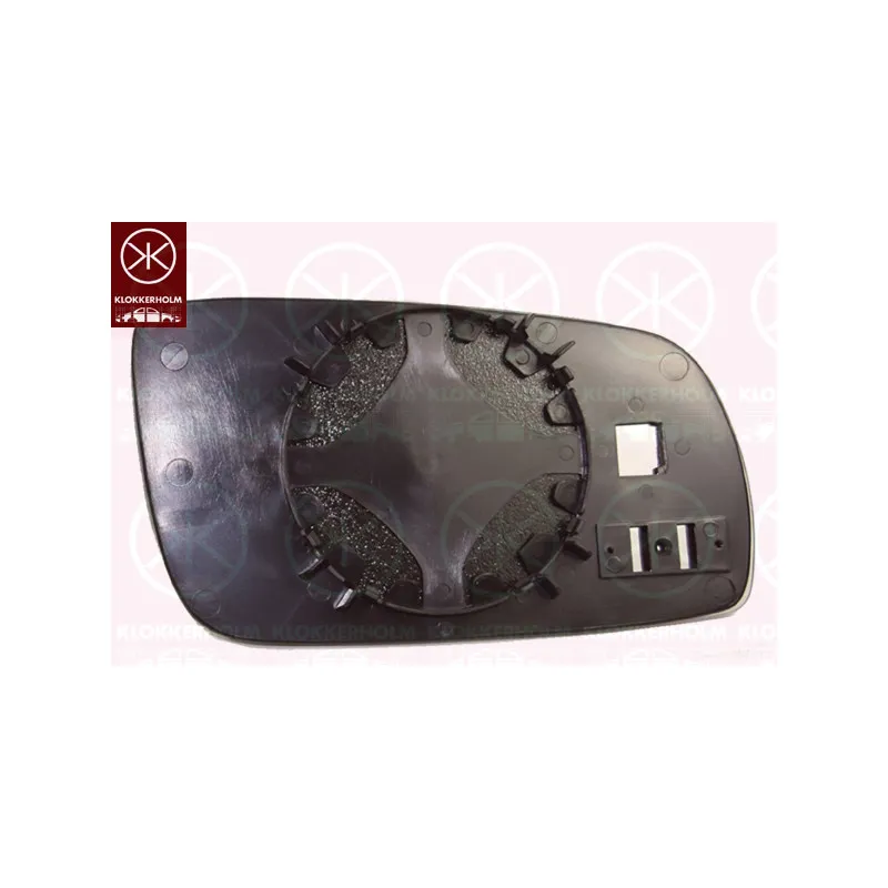 Verre de rétroviseur, rétroviseur extérieur KLOKKERHOLM 75141061