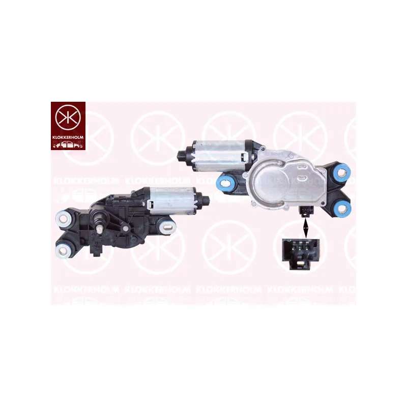 Moteur d'essuie-glace KLOKKERHOLM 90387170