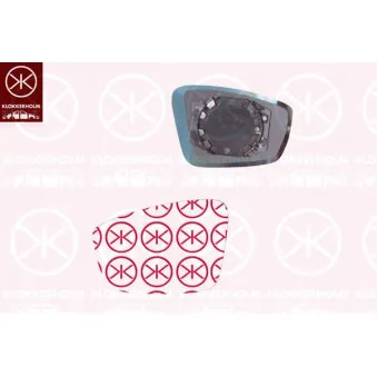 Verre de rétroviseur, rétroviseur extérieur KLOKKERHOLM