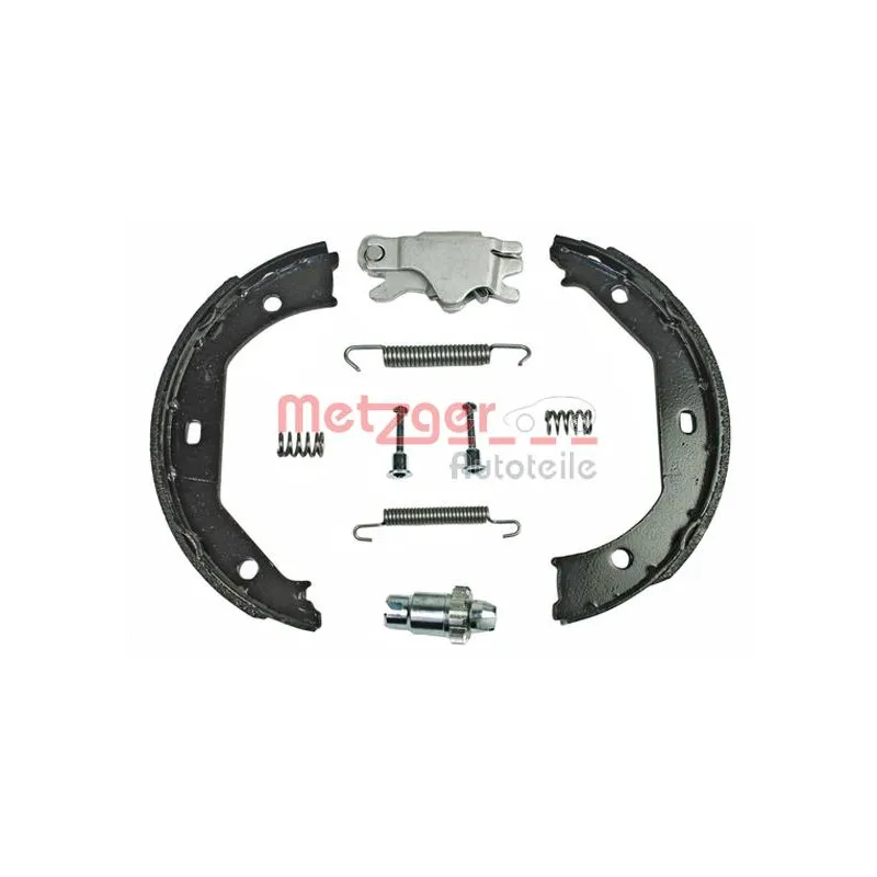 Jeu de mâchoires de frein, frein de stationnement METZGER 0152005