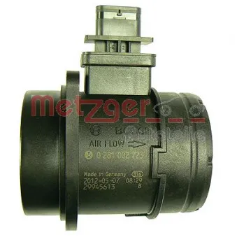 Débitmètre de masse d'air METZGER 0890261