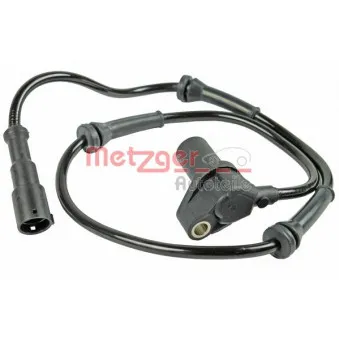 Capteur, vitesse de roue arrière gauche METZGER 0900091