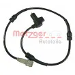 Capteur, vitesse de roue METZGER 0900108 - Visuel 1