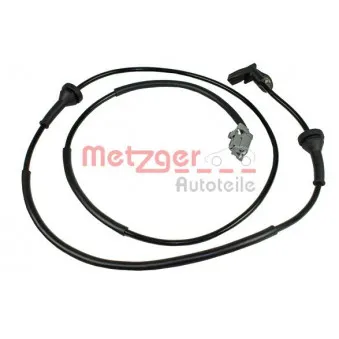 Capteur, vitesse de roue arrière gauche METZGER 0900145