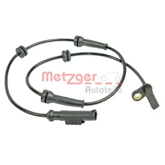 Capteur, vitesse de roue arrière gauche METZGER 0900201