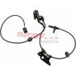 Capteur, vitesse de roue METZGER 0900237 - Visuel 1