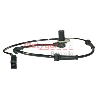 Capteur, vitesse de roue METZGER 0900239