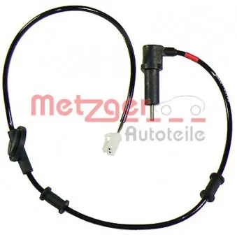 Capteur, vitesse de roue arrière droit METZGER 0900346