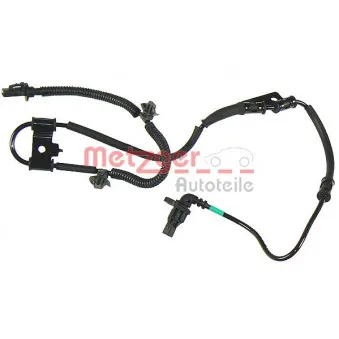 Capteur, vitesse de roue METZGER 0900347