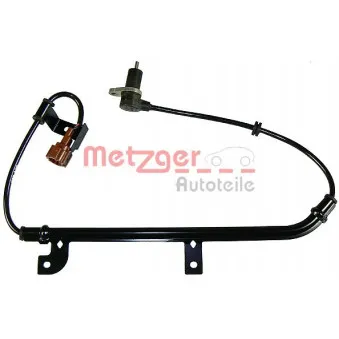 Capteur, vitesse de roue arrière gauche METZGER 0900369