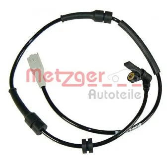 Capteur, vitesse de roue avant droit METZGER 0900383