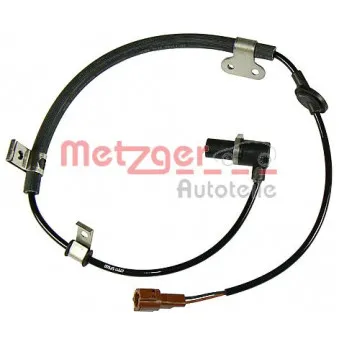 Capteur, vitesse de roue avant gauche METZGER 0900388