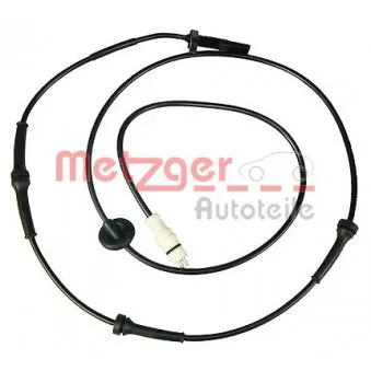 Capteur, vitesse de roue arrière gauche METZGER 0900407