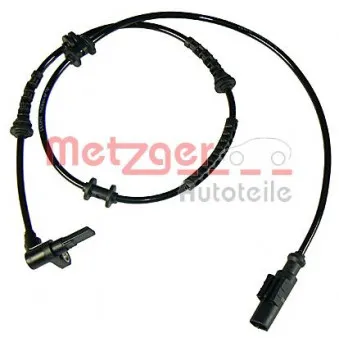 Capteur, vitesse de roue METZGER 0900439