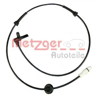 Capteur, vitesse de roue METZGER 0900444