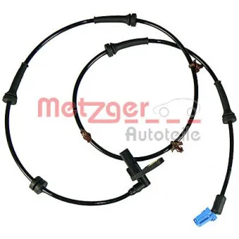 Capteur, vitesse de roue avant gauche METZGER 0900455