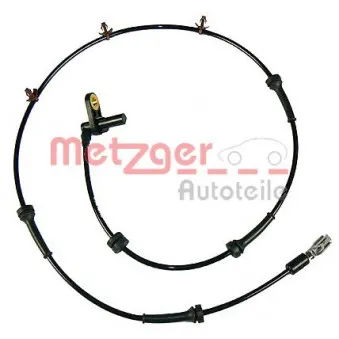 Capteur, vitesse de roue avant droit METZGER 0900456
