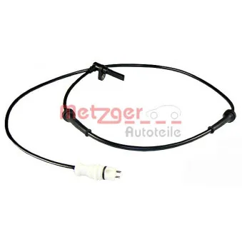 Capteur, vitesse de roue METZGER 0900461