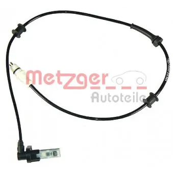 Capteur, vitesse de roue arrière gauche METZGER 0900520