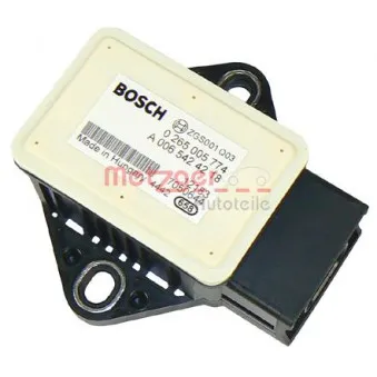 Capteur, accélération longitudinale/latérale METZGER 0900578